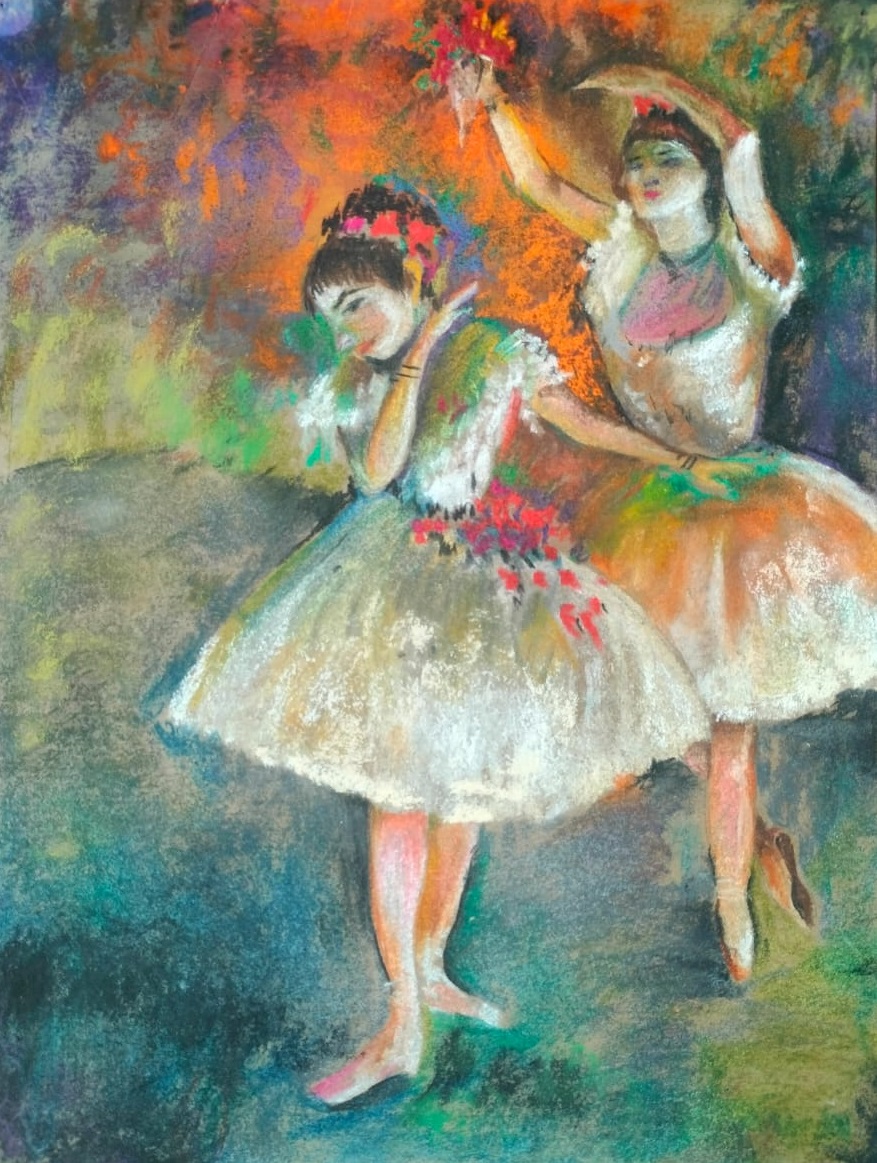 11" x 15" 'Ballet Dancers'